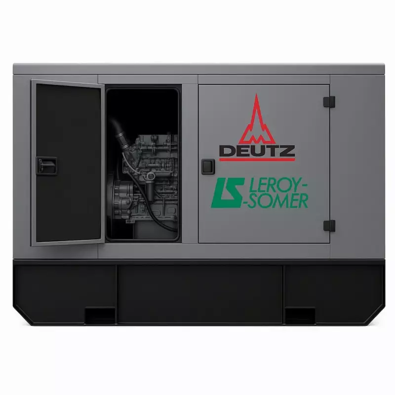 Дизельный генератор Leroy Somer GMP 22DA в кожухе