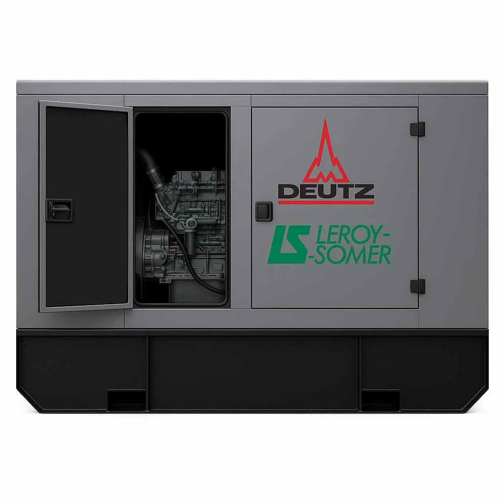 Дизельный генератор Leroy Somer GMP 220DA в кожухе